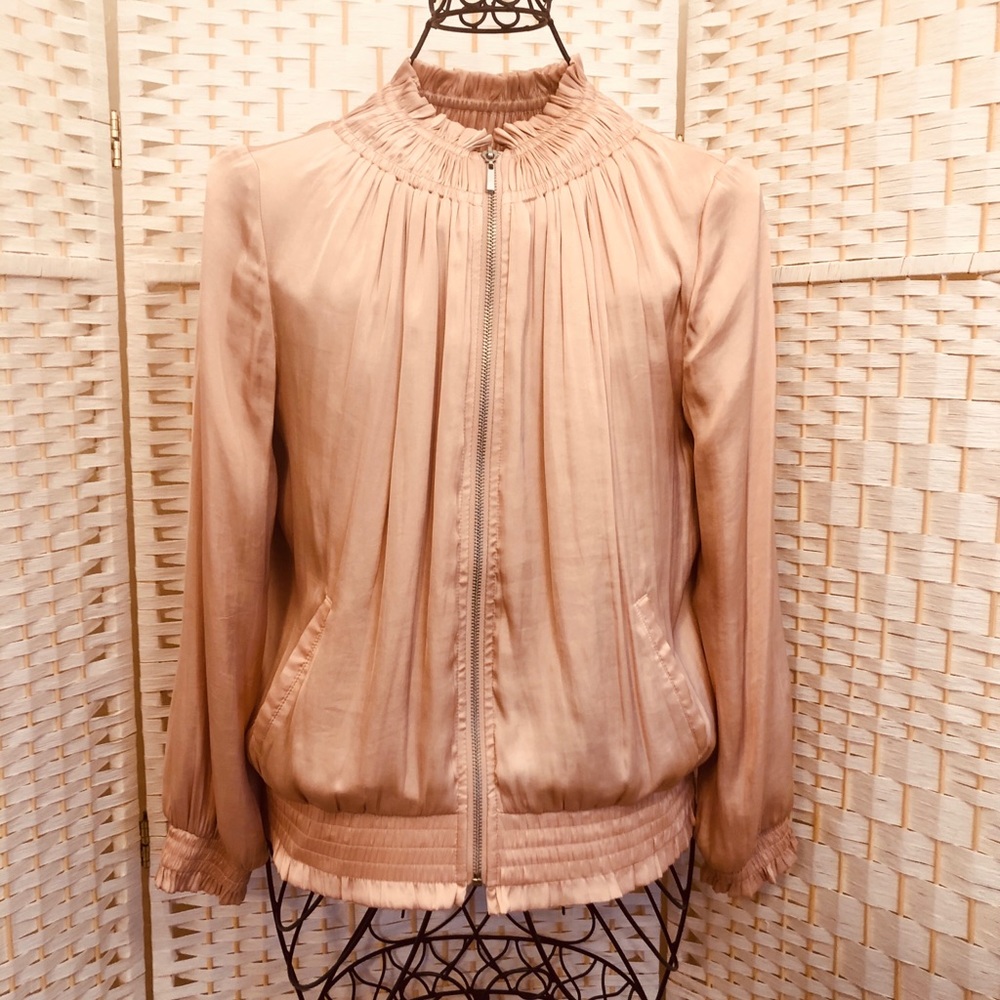 ✅ CHICO’s🤎,full zip up on front  ,elastic waist Jacket